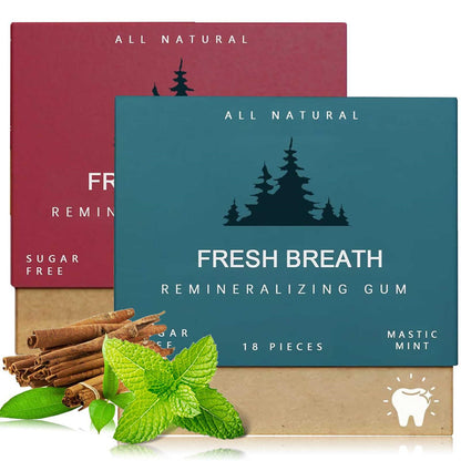 Organic Remineralizing Chewing Gum