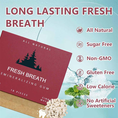 Organic Remineralizing Chewing Gum