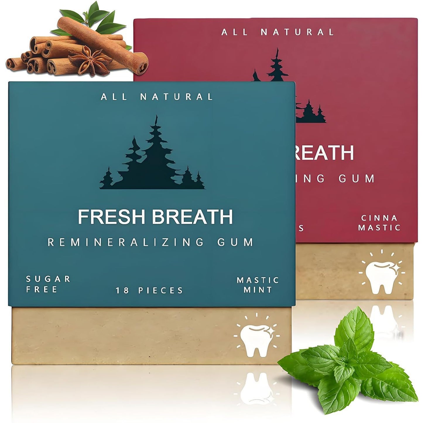 Organic Remineralizing Chewing Gum